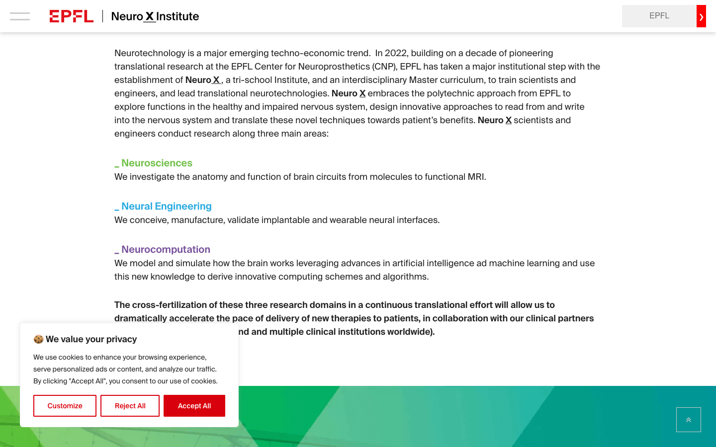 Neuro X EPFL
 - capture 2