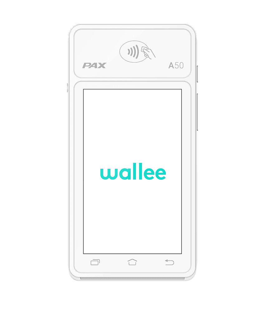 PAX A50S wallee — Vorderansicht