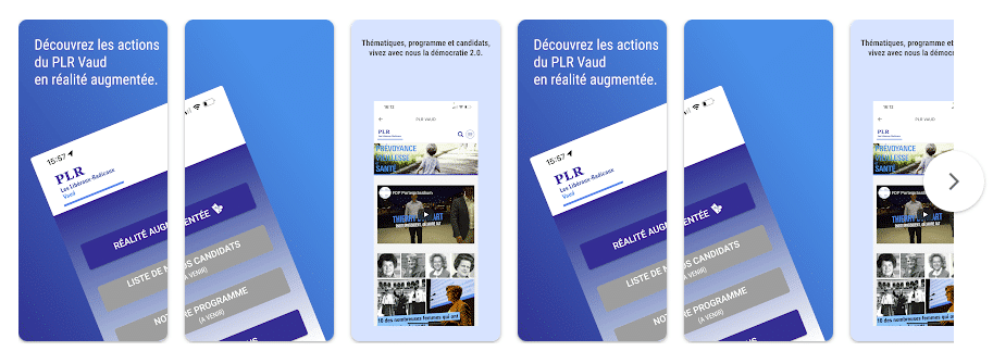 Projekt PLR Vaud, realisiert von bVisible, heute Neoservice